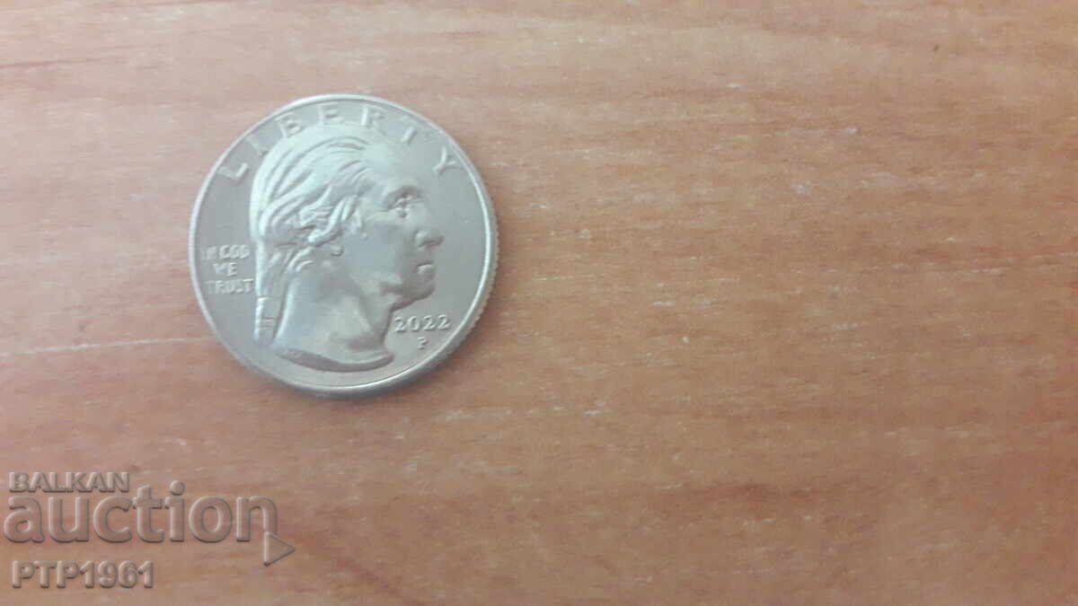 Τέταρτο του δολαρίου με τιμή 3.00 BGN | € 1.53 Τέταρτο του δολαρίου με τιμή 3.00 BGN | € 1.53