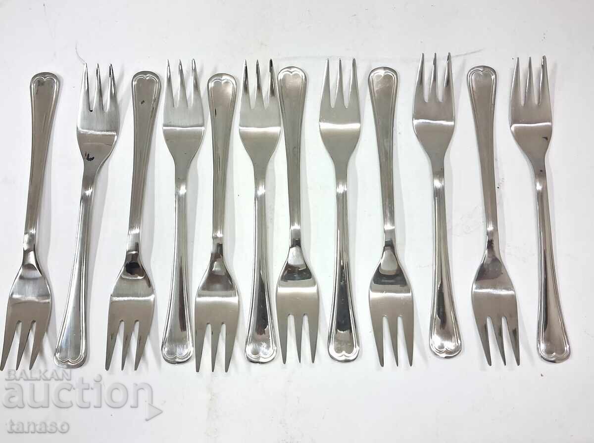 Auction  12 Dessert Forks "Petko Denev" - Gabrovo, Unused