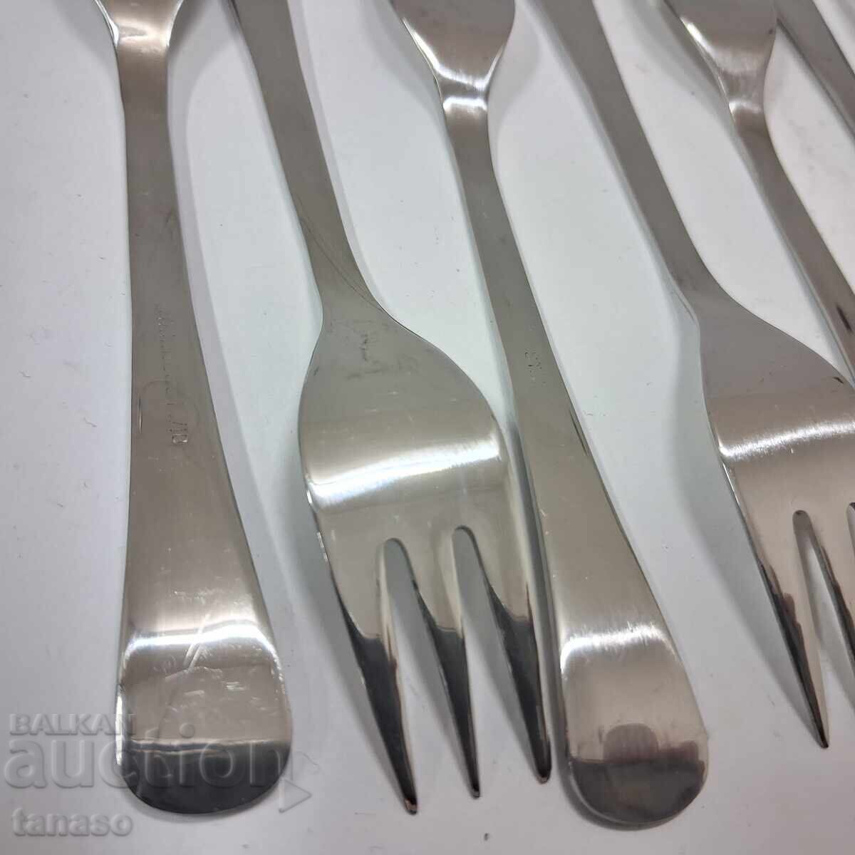 12 Dessert Forks "Petko Denev" - Gabrovo, Unused - 7