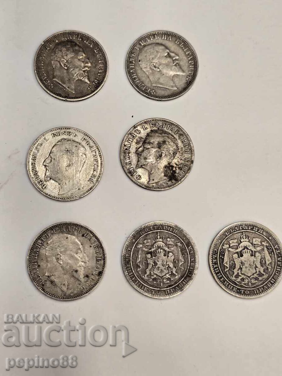 Auction Lot of Silver Coins 1 Lev Auction Lot of Silver Coins 1 Lev