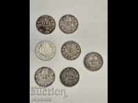 Λοτ Ασημένια νομίσματα 1 λεβ