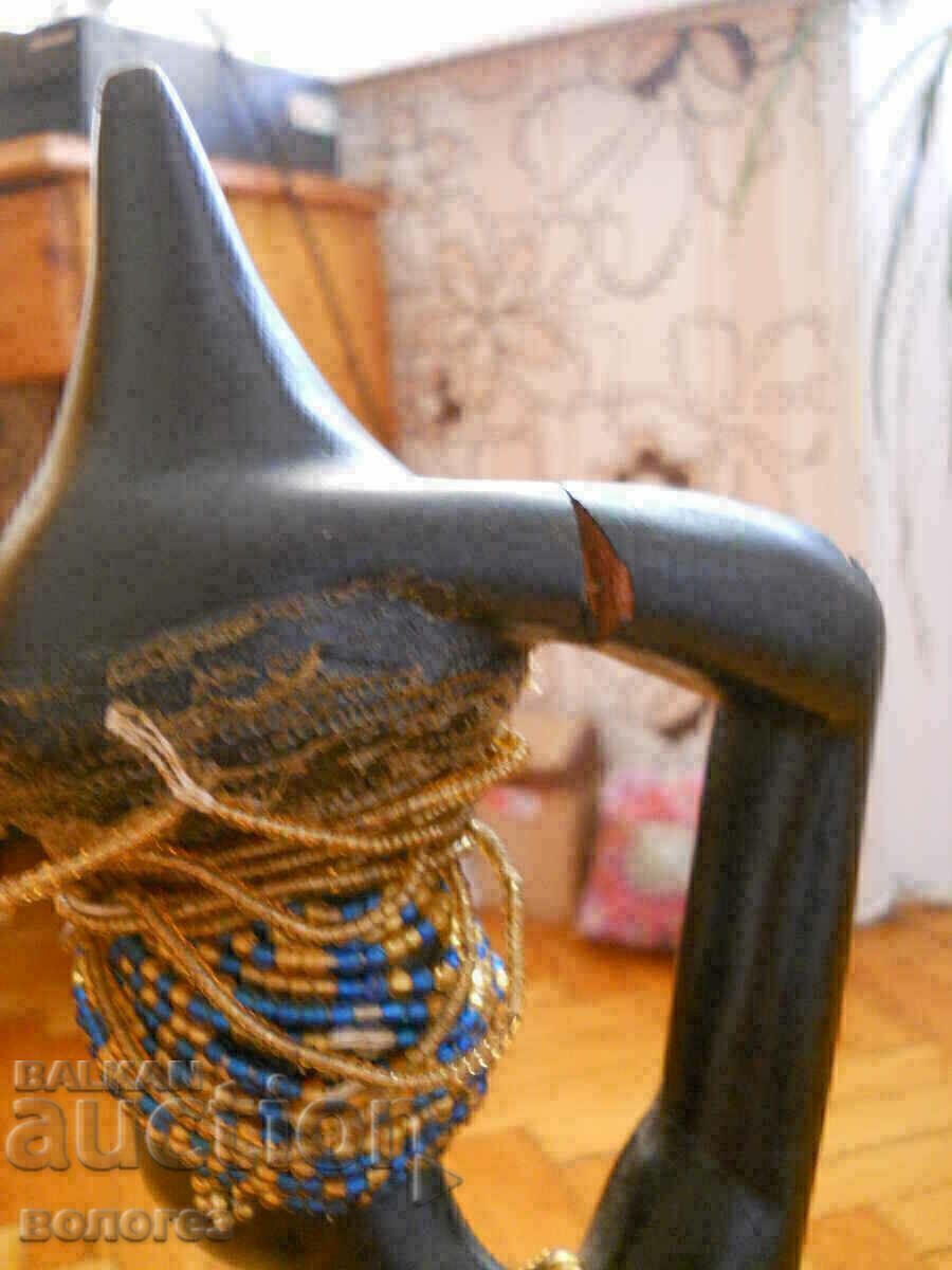 Стара африканска дървена статуетка - 6