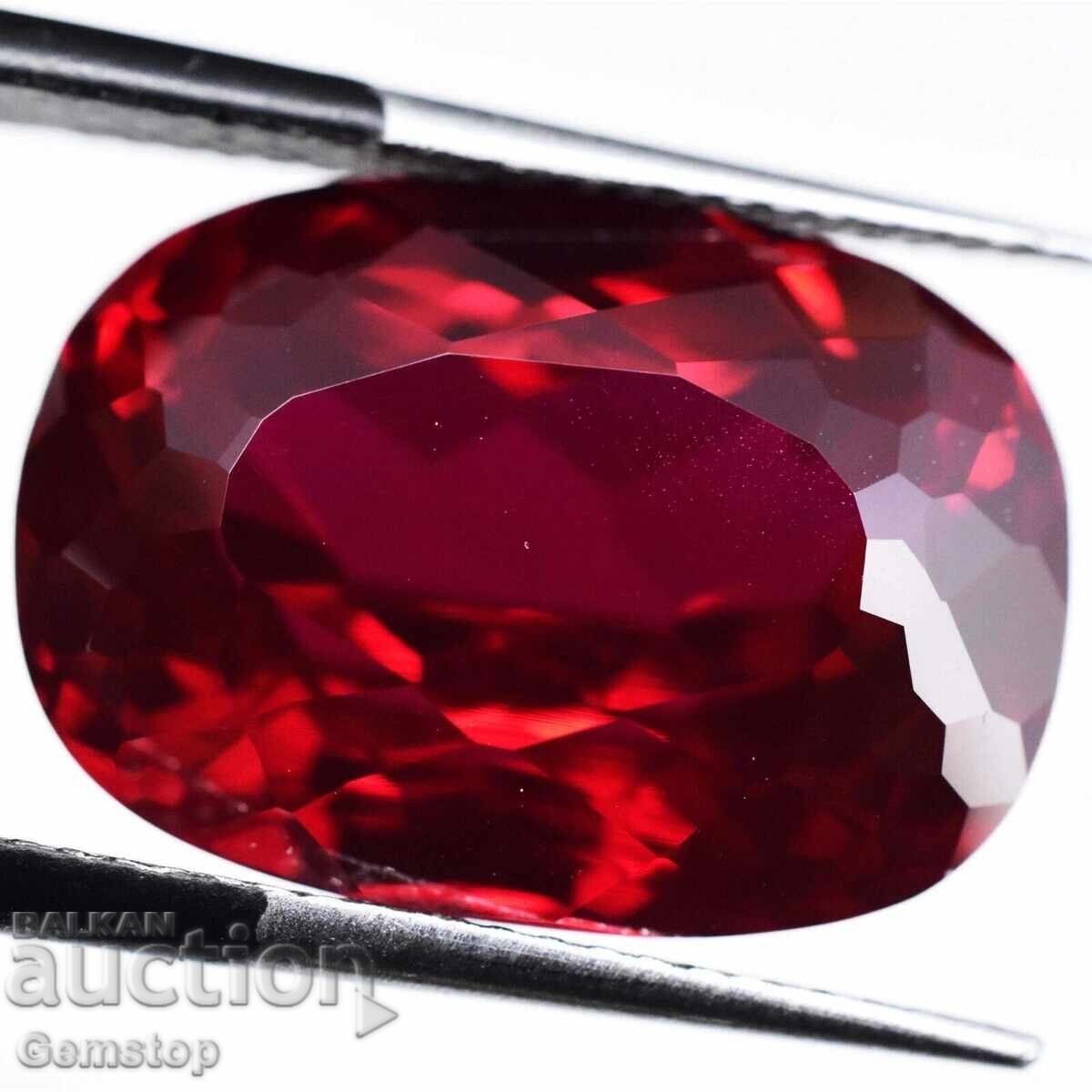 ΒΖΤ! 5.85 καρατίων φυσικό ρουμπίνι cushion πιστοποιημένο VGTL από 1ο! με τιμή 6.41 BGN | € 3.28