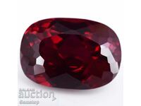 BZC! 5.85 ct Natural Ruby Cushion Cert. VGTL from 1st!