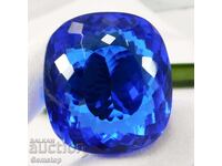 BZC! 145.70 ct Natural Tanzanite Cushion Cut Certified VGTL from 1st!