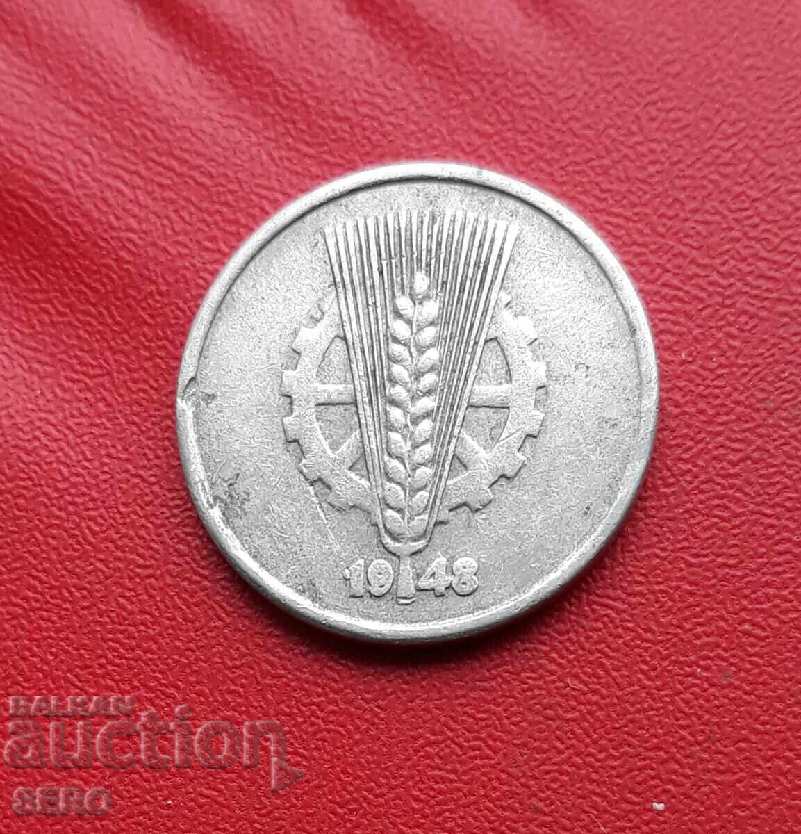 Germany-GDR-10 Pfennig 1948 A-Berlin με τιμή 0.40 BGN | € 0.20