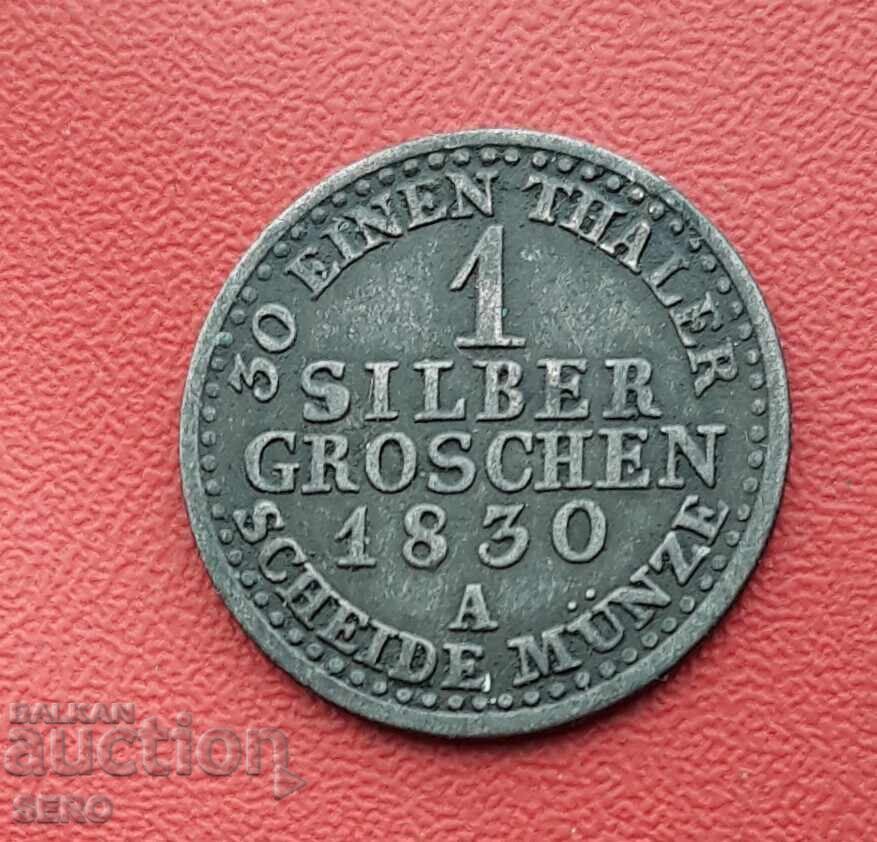 Germany-Prussia-1 silver groschen 1830 A-Berlin