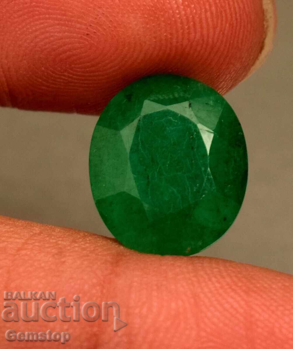 Auction  BZTS! 12.15 ct Natural Emerald Oval Cert. IGL from 1st!