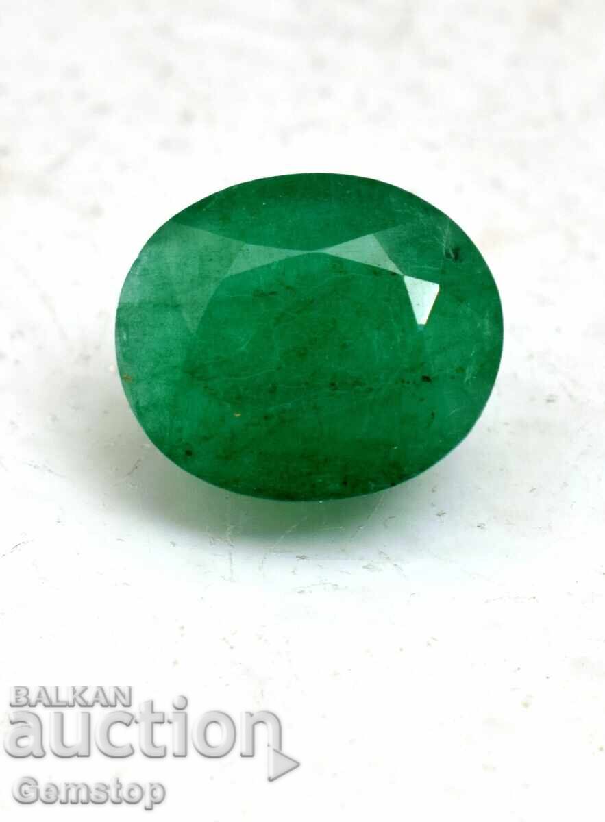 BZTS! 12.15 ct Natural Emerald Oval Cert. IGL from 1st!