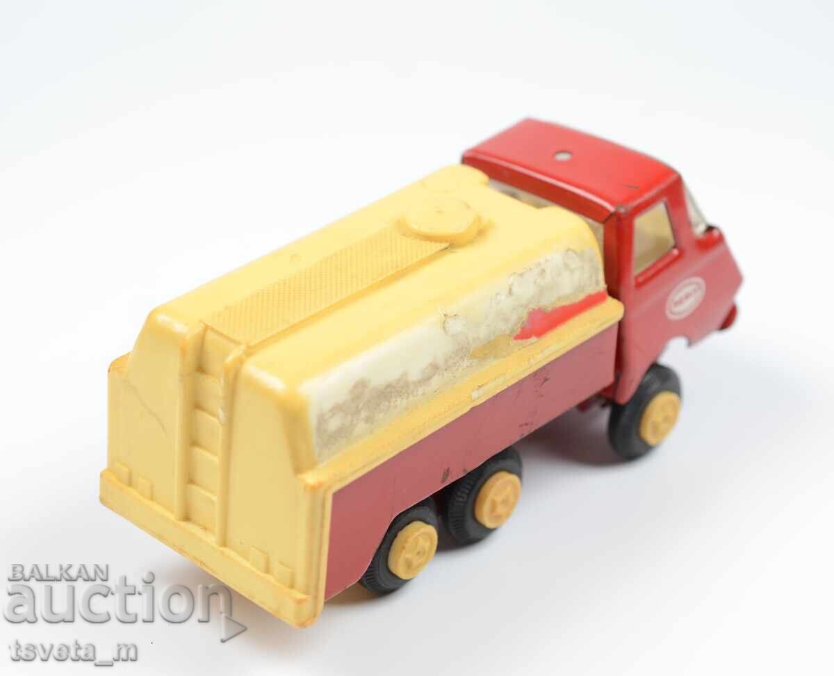 Auction  Metal and plastic truck MIR children's toys, Soviet era