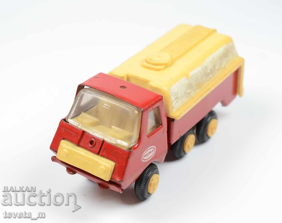 Delivery of Metal and plastic truck MIR children's toys, Soviet era