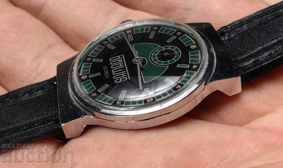 Аукцион ПОБЕДА POBEDA СОЦ СССР МЪЖКИ РЪЧЕН ЧАСОВНИК РАБОТИ