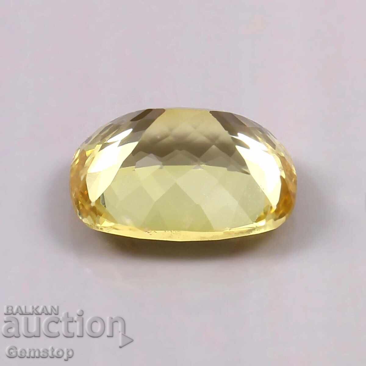 Παράδοση ΒΖΤ! 8.65 ct φυσικό ζαφείρι cushion πιστοποιημένο AGL από 1€!