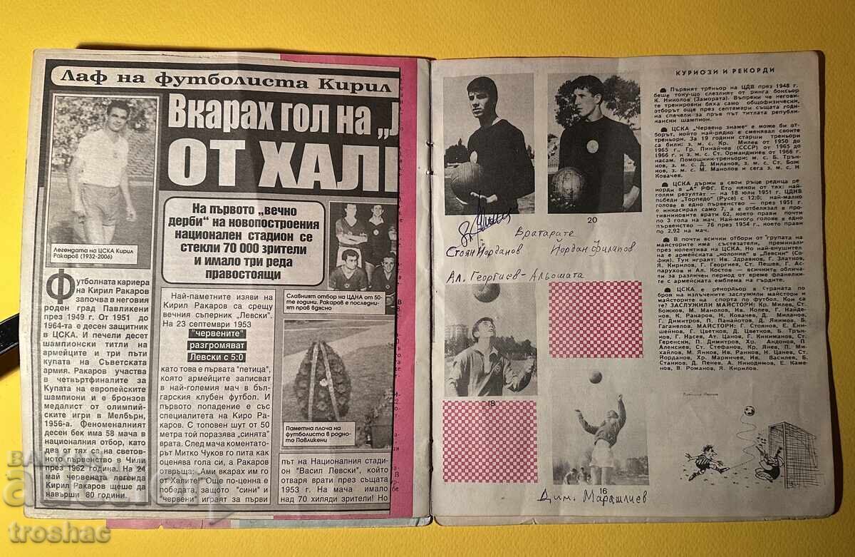 Book on the CSKA Football team with signatures of footballers! - 5