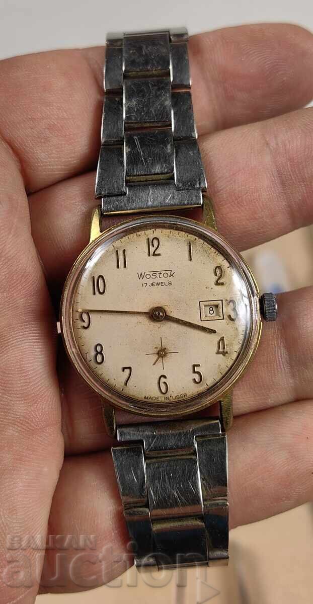VOSTOK VOSTOK AU10+ GOLD-PLATED MENS WATCH WORKING with price 40.00 BGN | € 20.45 VOSTOK VOSTOK AU10+ GOLD-PLATED MENS WATCH WORKING with price 40.00 BGN | € 20.45