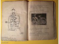 Carte Veche Moped Dispozitiv Întreținere și Operare 1960