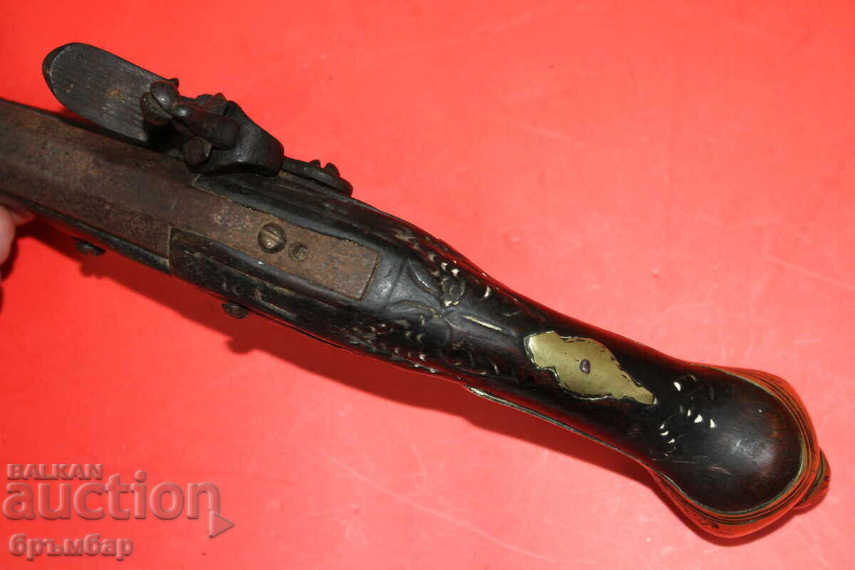 Flintlock Ottoman Balkan Pistol, Flintlock - 5