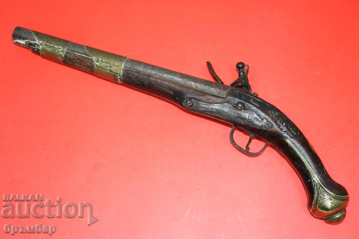 Flintlock Ottoman Balkan Pistol, Flintlock - 7