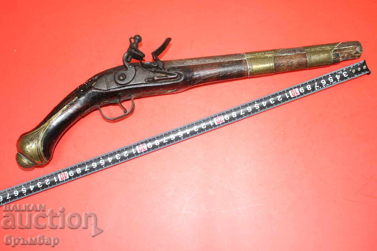 Flintlock Ottoman Balkan Pistol, Flintlock