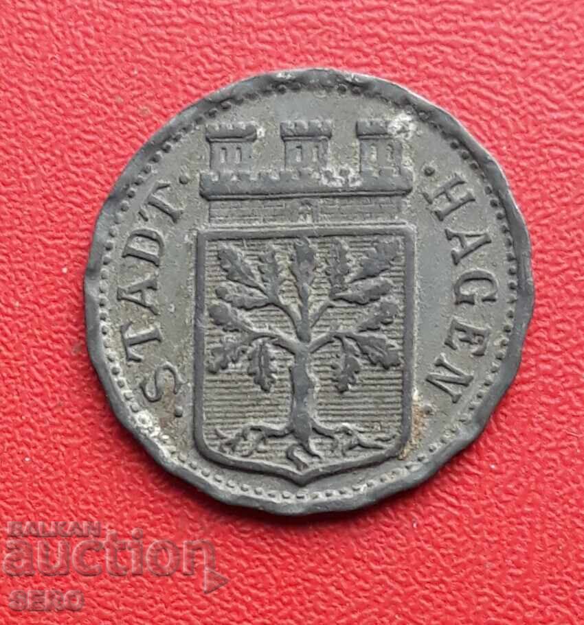 Germania-Rin-Westfalia-Hagen-10 pfennig 1917 cu preț 5.01 BGN | € 2.56