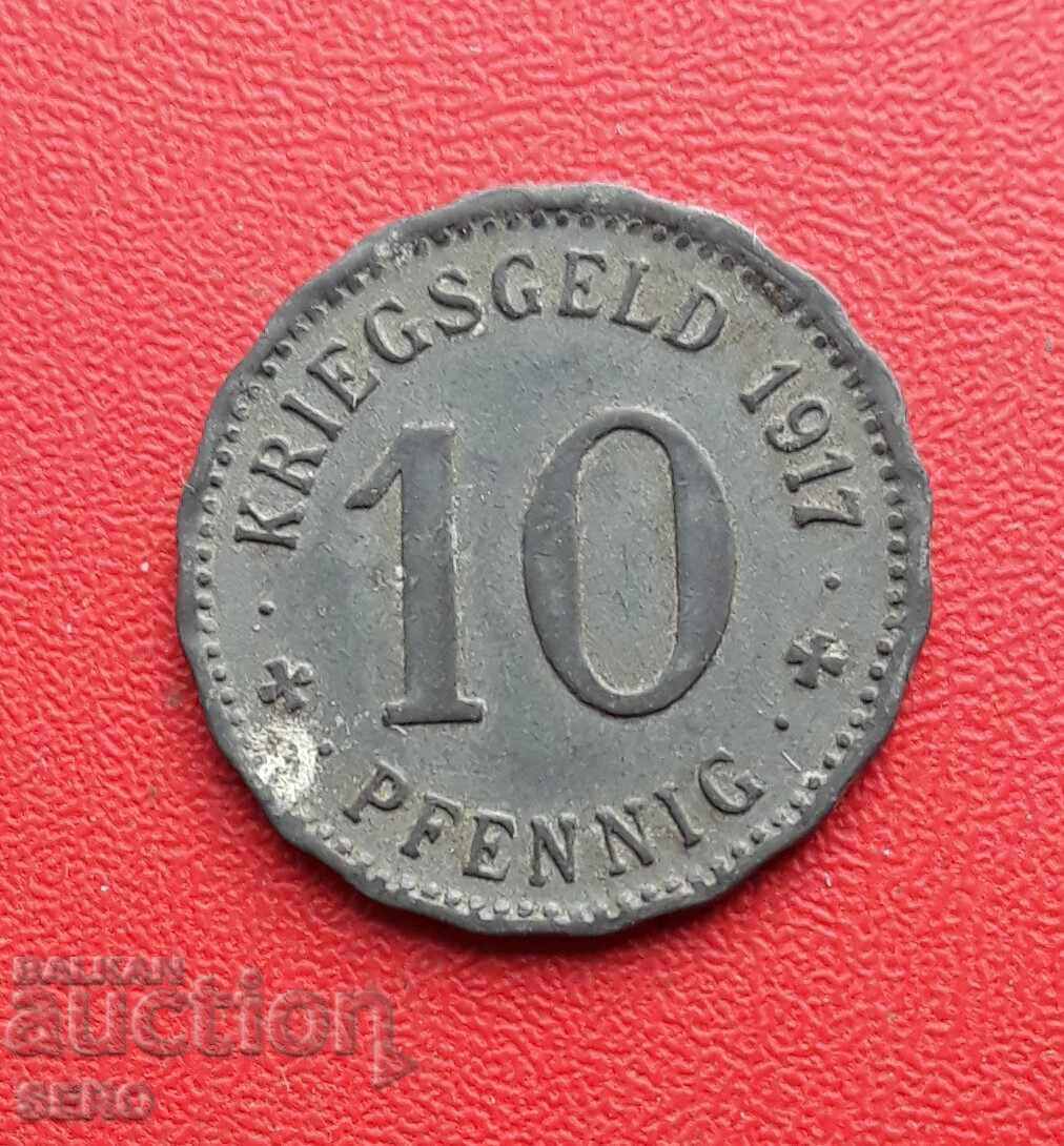 Germania-Rin-Westfalia-Hagen-10 pfennig 1917