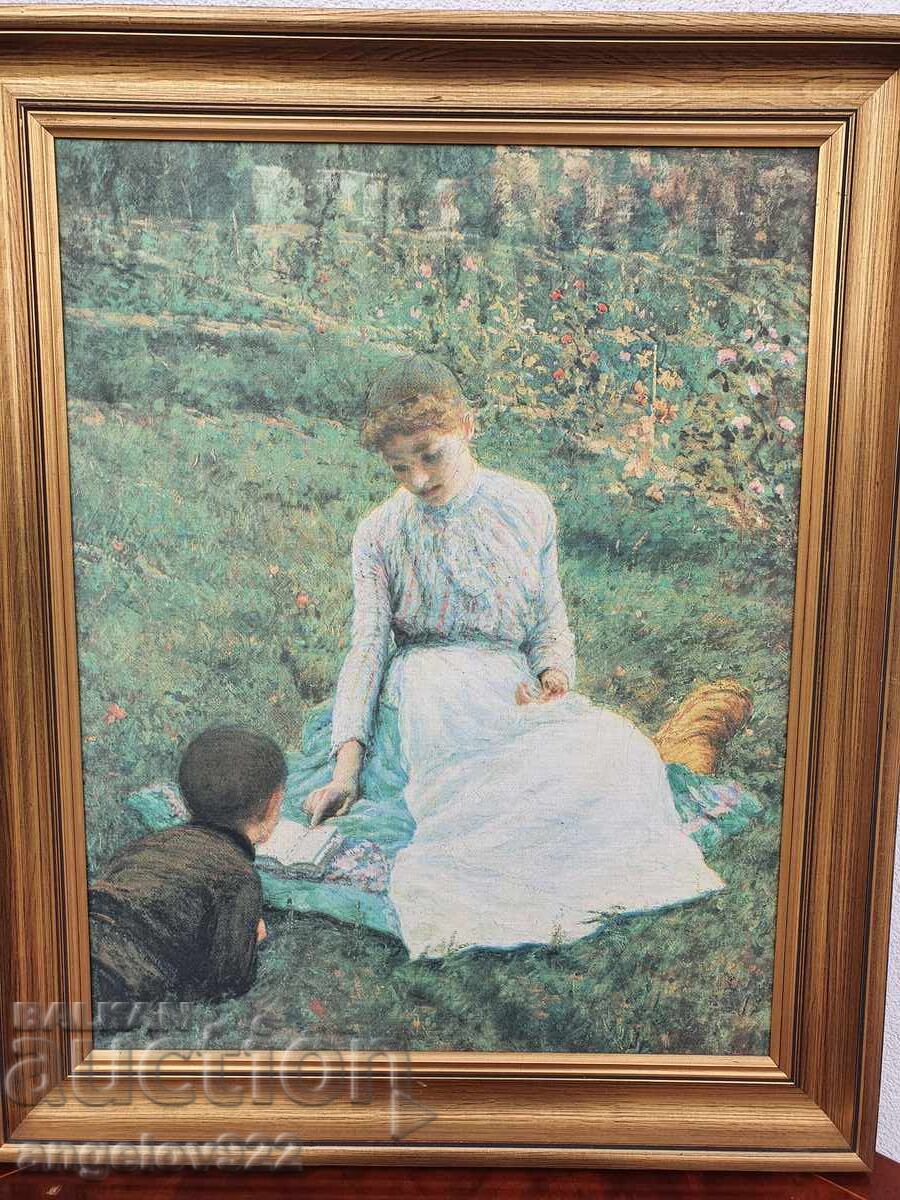 Παράδοση Αναπαραγωγή σε καμβά με πληροφορίες για τον πίνακα!!!