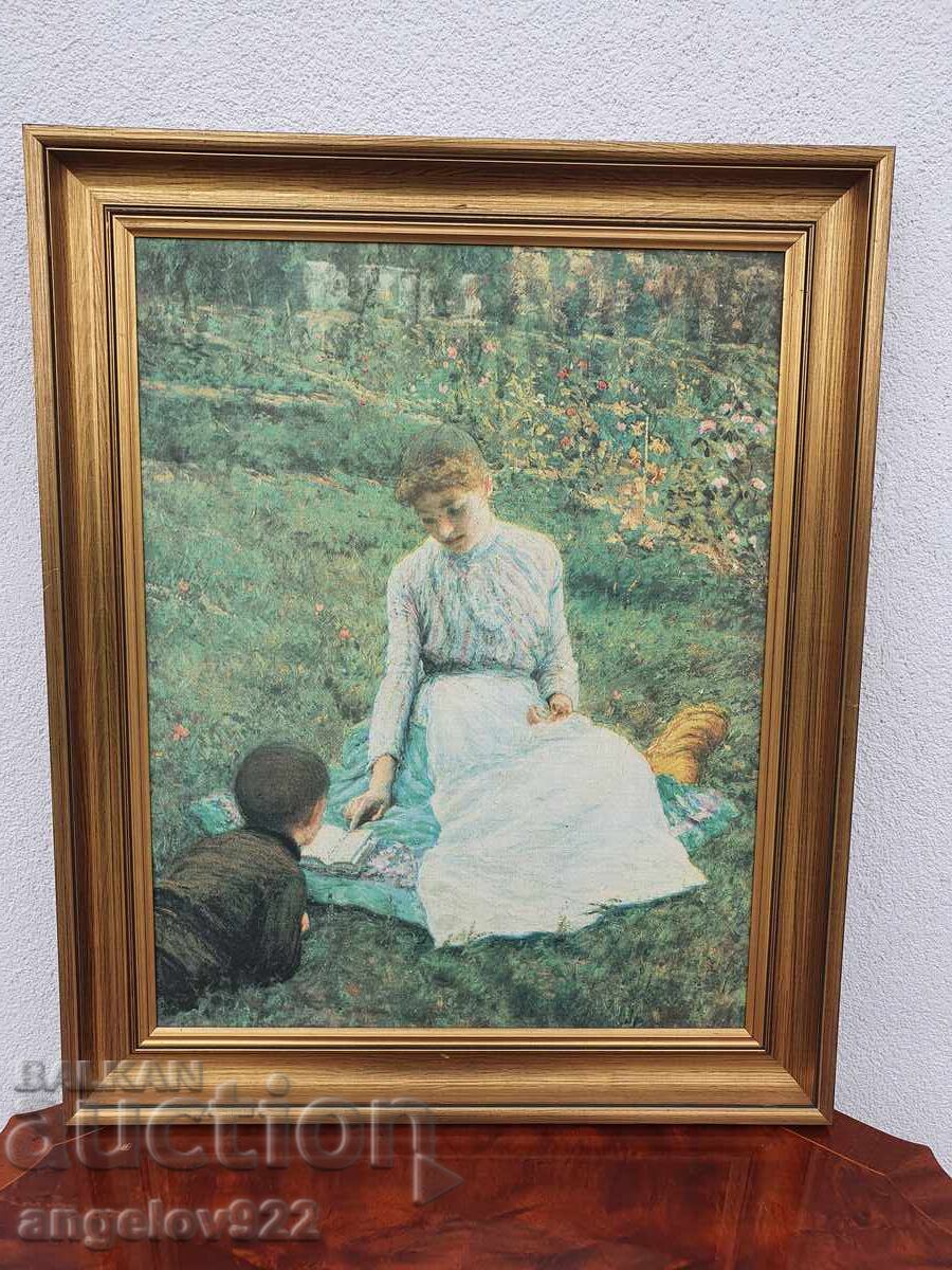 Αναπαραγωγή σε καμβά με πληροφορίες για τον πίνακα!!!