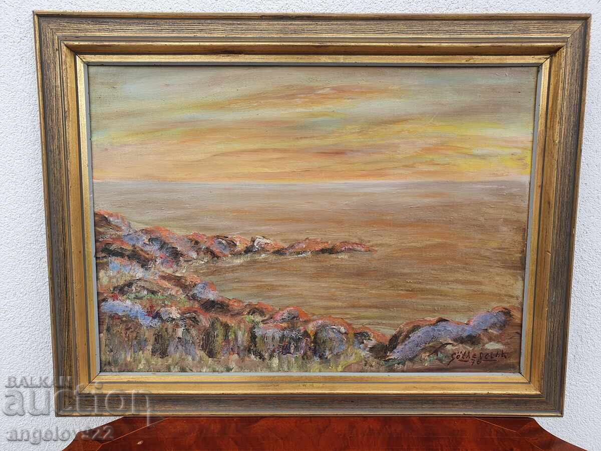 Auction  Original oil painting on phaser!!!