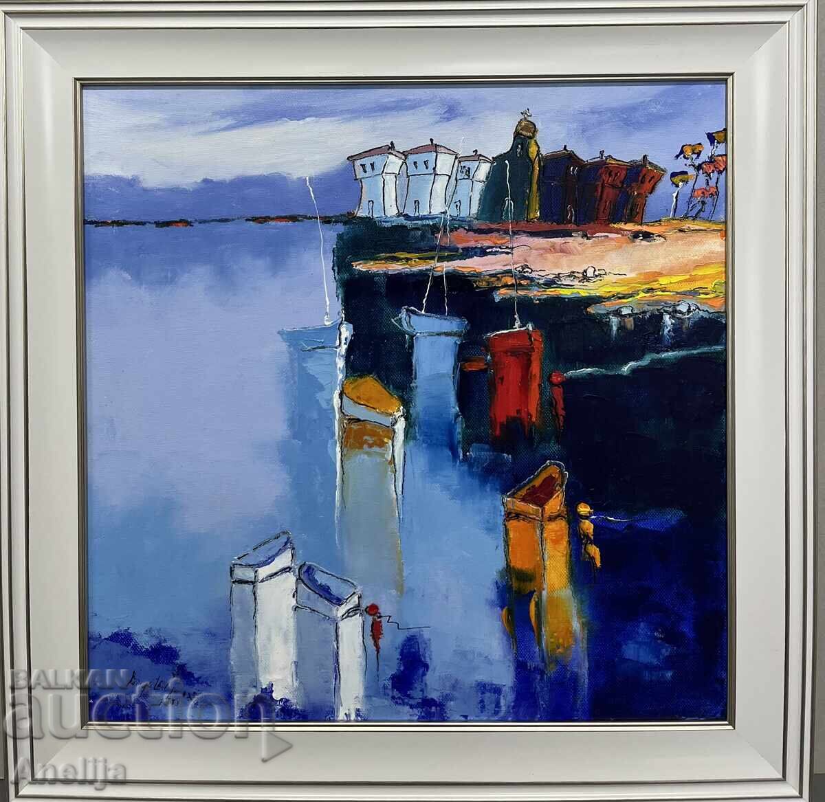 Abstract seascape Sozopol