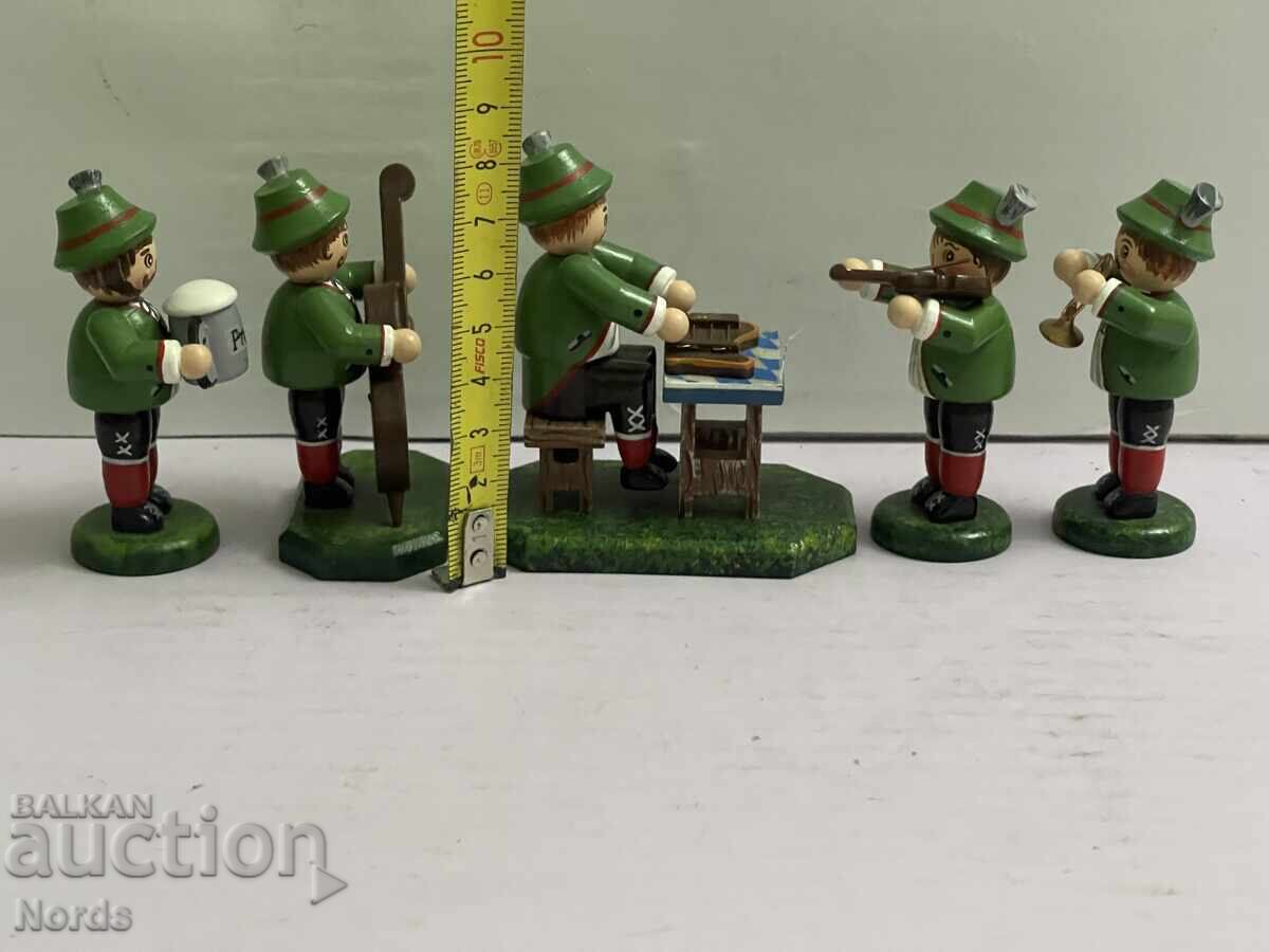 Συλλογή ξύλινων φιγούρων μουσικών - 6 Συλλογή ξύλινων φιγούρων μουσικών - 6
