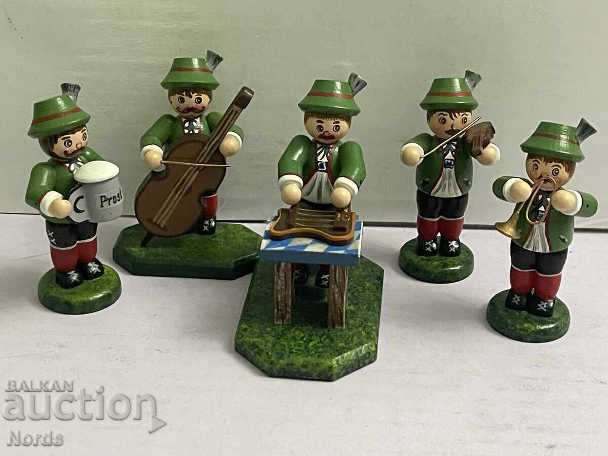 Συλλογή ξύλινων φιγούρων μουσικών Συλλογή ξύλινων φιγούρων μουσικών