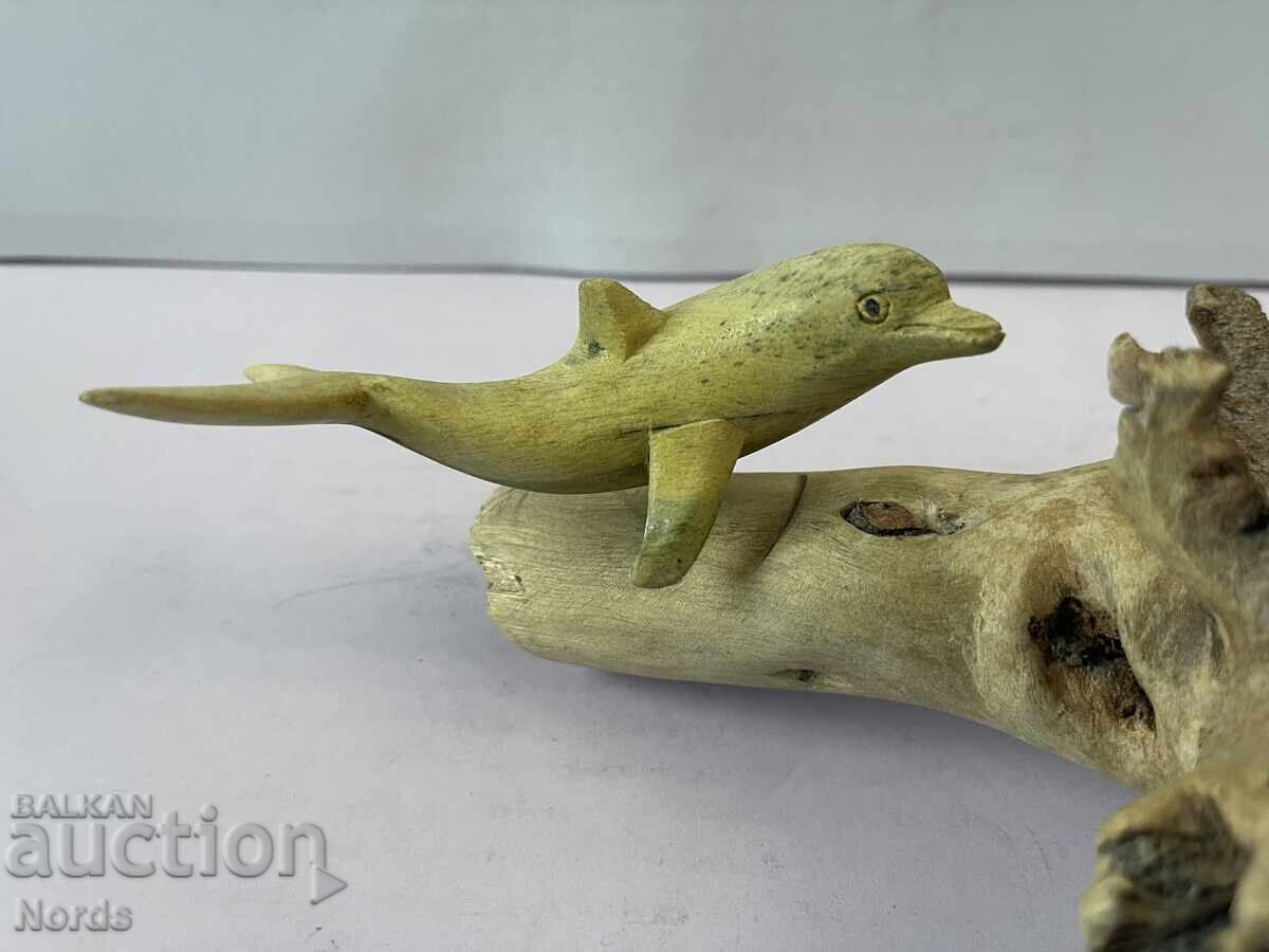 Ξύλινη φιγούρα Δελφίνι - 5 Ξύλινη φιγούρα Δελφίνι - 5