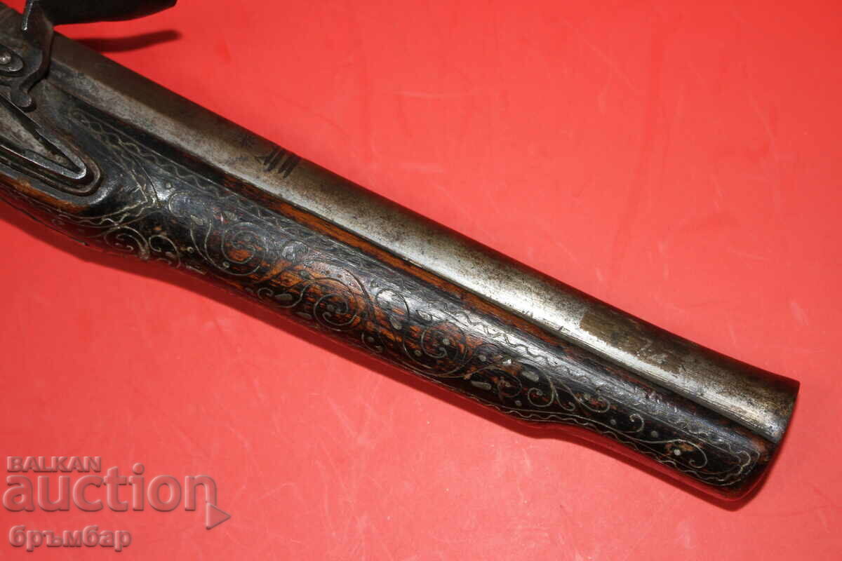 Delivery of Old flint Ottoman Balkan pistol, flintlock Delivery of Old flint Ottoman Balkan pistol, flintlock