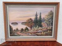 Pictura in ulei originala pe panza!!!