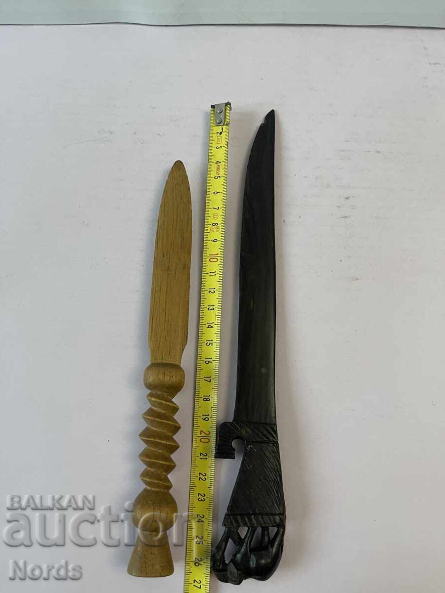 Ξύλινα μαχαίρια για γράμματα - 5 Ξύλινα μαχαίρια για γράμματα - 5