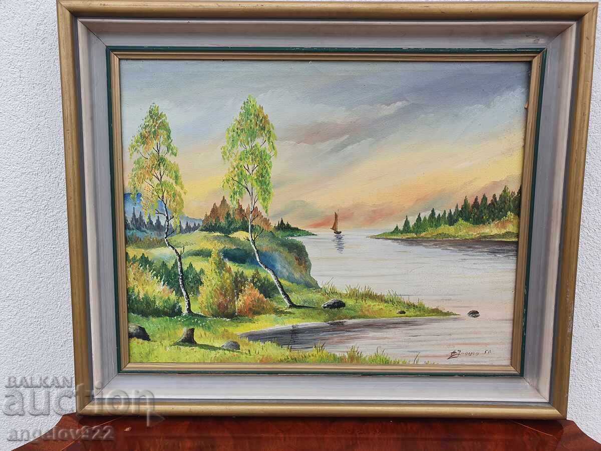 Licitație Pictura in ulei originala pe panza!!!