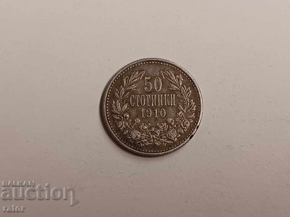 Coin 50 cents 1910 Coin 50 cents 1910
