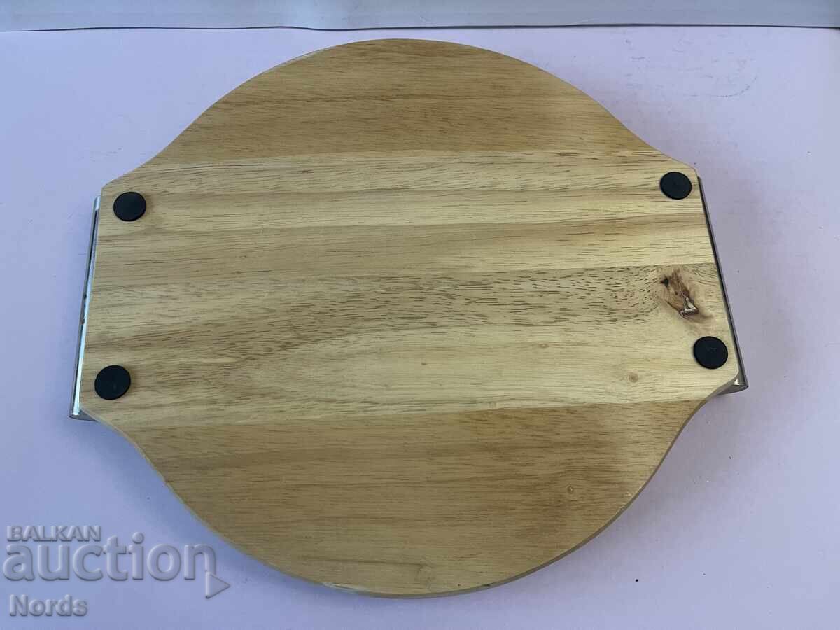 Δημοπρασία Ξύλινος δίσκος με χερούλια Δημοπρασία Ξύλινος δίσκος με χερούλια