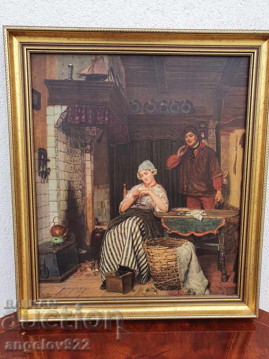 Auction  Reproduction of a famous painting!!!