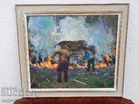 Original oil painting on phaser!!!