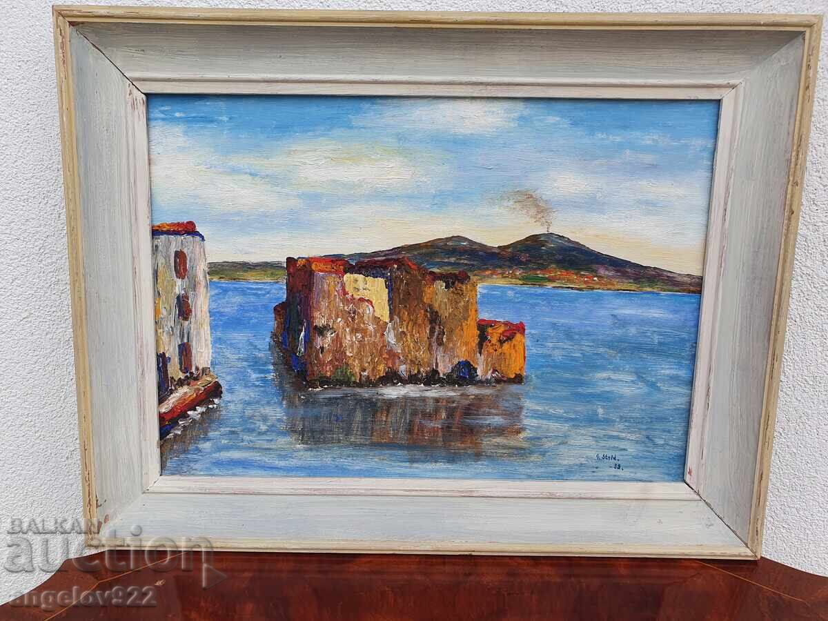 Auction  Original oil painting on phaser!!!