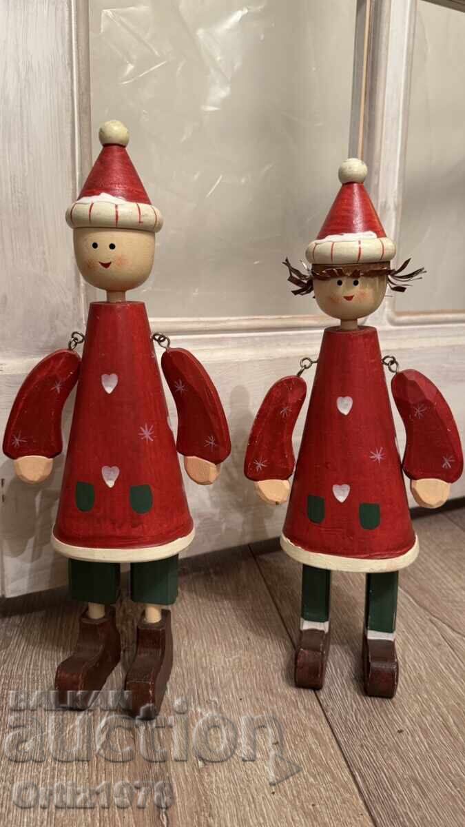 Auction Large wooden figures, 36cm – Germany, handmade Auction Large wooden figures, 36cm – Germany, handmade