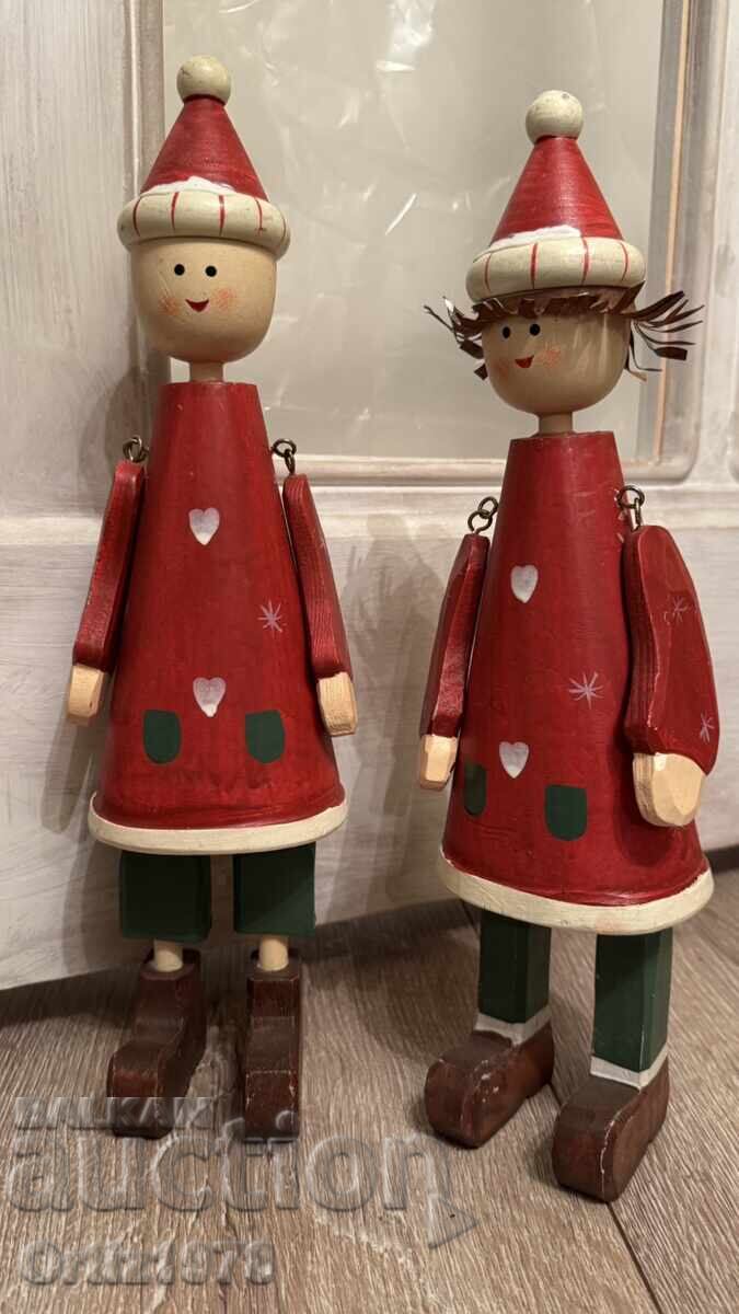 Large wooden figures, 36cm – Germany, handmade Large wooden figures, 36cm – Germany, handmade