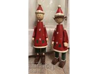 Figuri mari din lemn, 36cm – Germania, lucrate manual