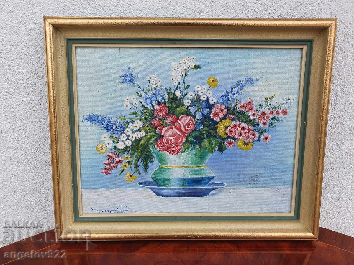 Auction  Original oil painting on phaser!!!