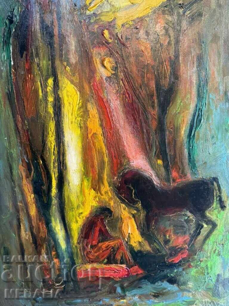 Δημοπρασία Εντσο Πιρόνκοφ - "Ανάπαυση" - ελαιογραφίες - υπογεγραμμένη - πλαισιωμένη Δημοπρασία Εντσο Πιρόνκοφ - "Ανάπαυση" - ελαιογραφίες - υπογεγραμμένη - πλαισιωμένη