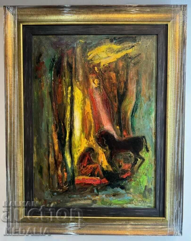 Εντσο Πιρόνκοφ - "Ανάπαυση" - ελαιογραφίες - υπογεγραμμένη - πλαισιωμένη Εντσο Πιρόνκοφ - "Ανάπαυση" - ελαιογραφίες - υπογεγραμμένη - πλαισιωμένη