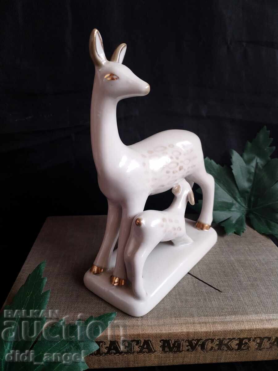 Statuette "Doe with Fawn" - USSR with price 60.00 BGN | € 30.68