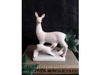 Statuetă "Căprioară cu Căprioară" - URSS