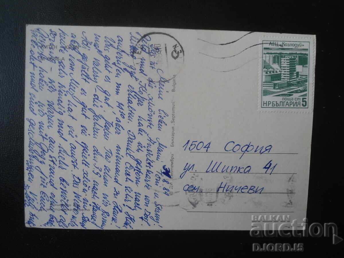 Γατάκι, Παλιά κάρτα με τιμή 1.00 BGN | € 0.51